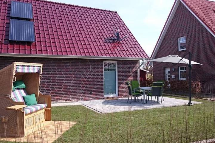 Ferienhaus für 4 Personen, mit Terrasse und Sauna sowie Garten