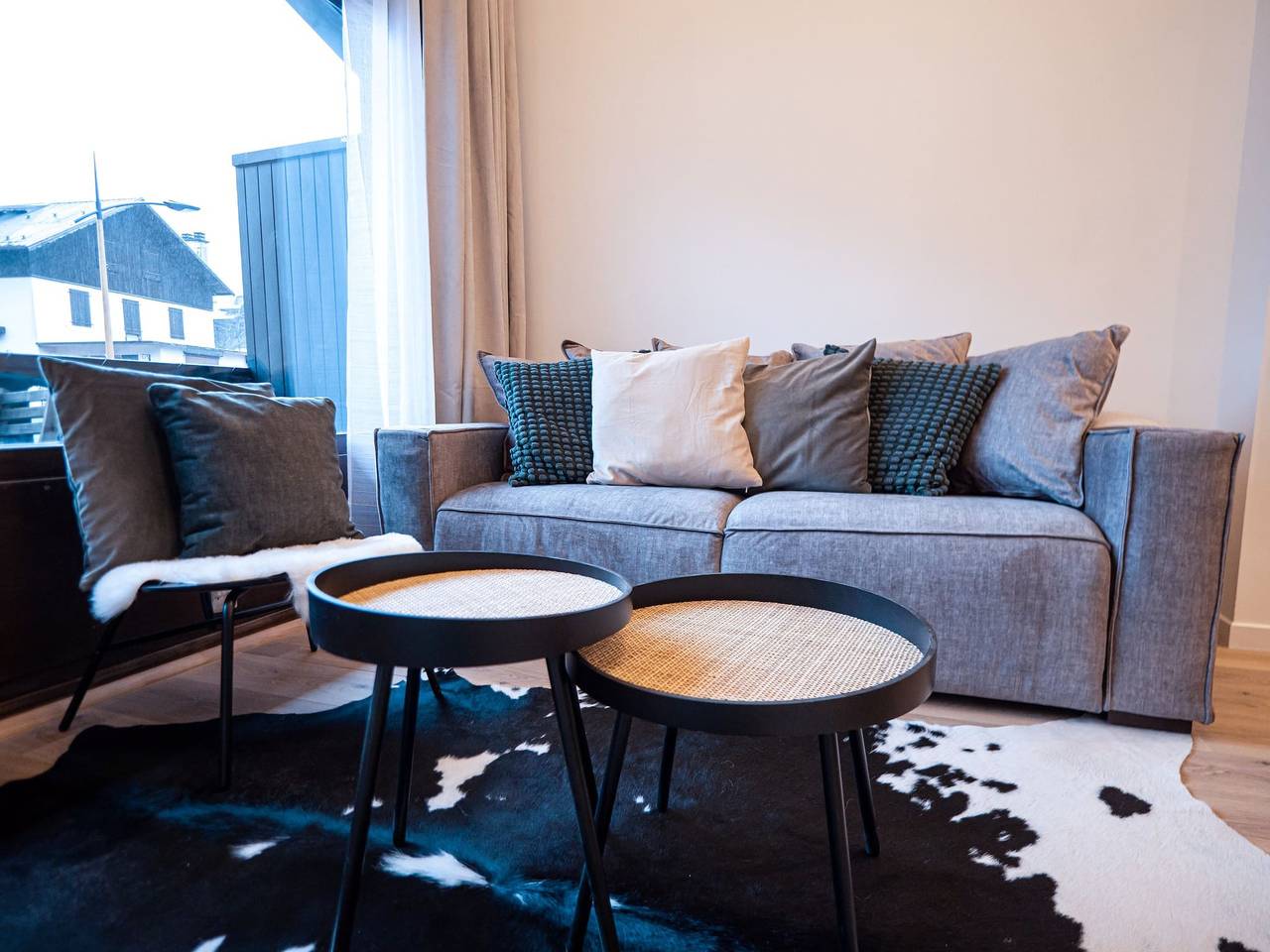 Appartement entier, Appartement de vacances pour 4 personnes avec balcon in Les Houches, Massif du Mont-Blanc