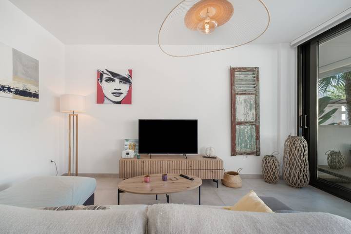 Ferienwohnung 'Tom 1 Hochwertiges Appartement' mit Gemeinschaftspool, WLAN & Klimaanlage in Islas Menores, Cartagena