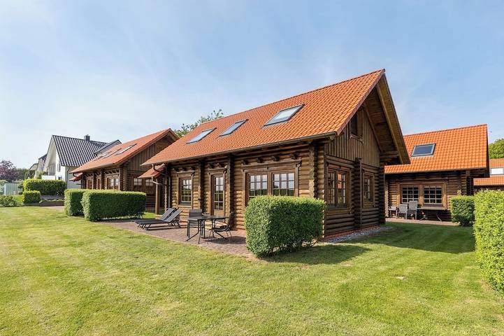 Ferienhaus für 5 Personen, mit Terrasse und Garten sowie Sauna, mit Haustier
