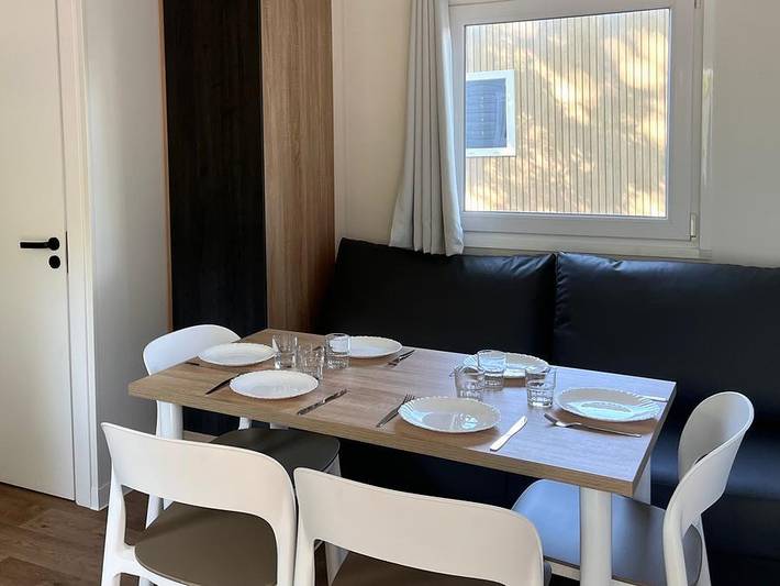 Camping La Faloise - Mobilheim 6 personen - Mobilheim Premium - 3 Zimmer in Angicourt, Oise