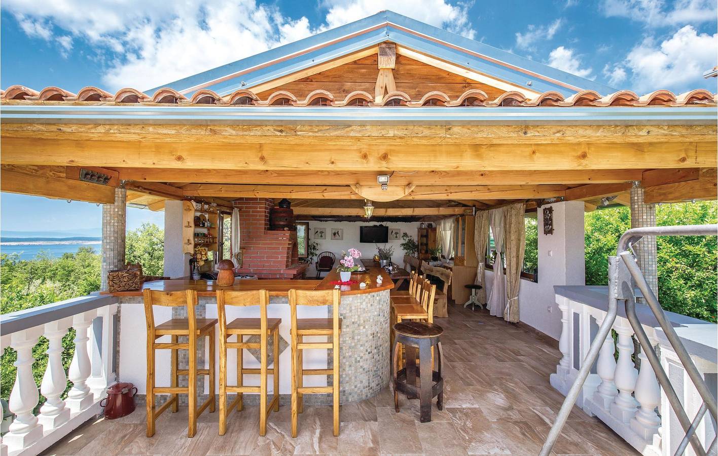 Ferienhaus für 12 Personen mit Terrasse in Crikvenica, Primorje-Gorski Kotar
