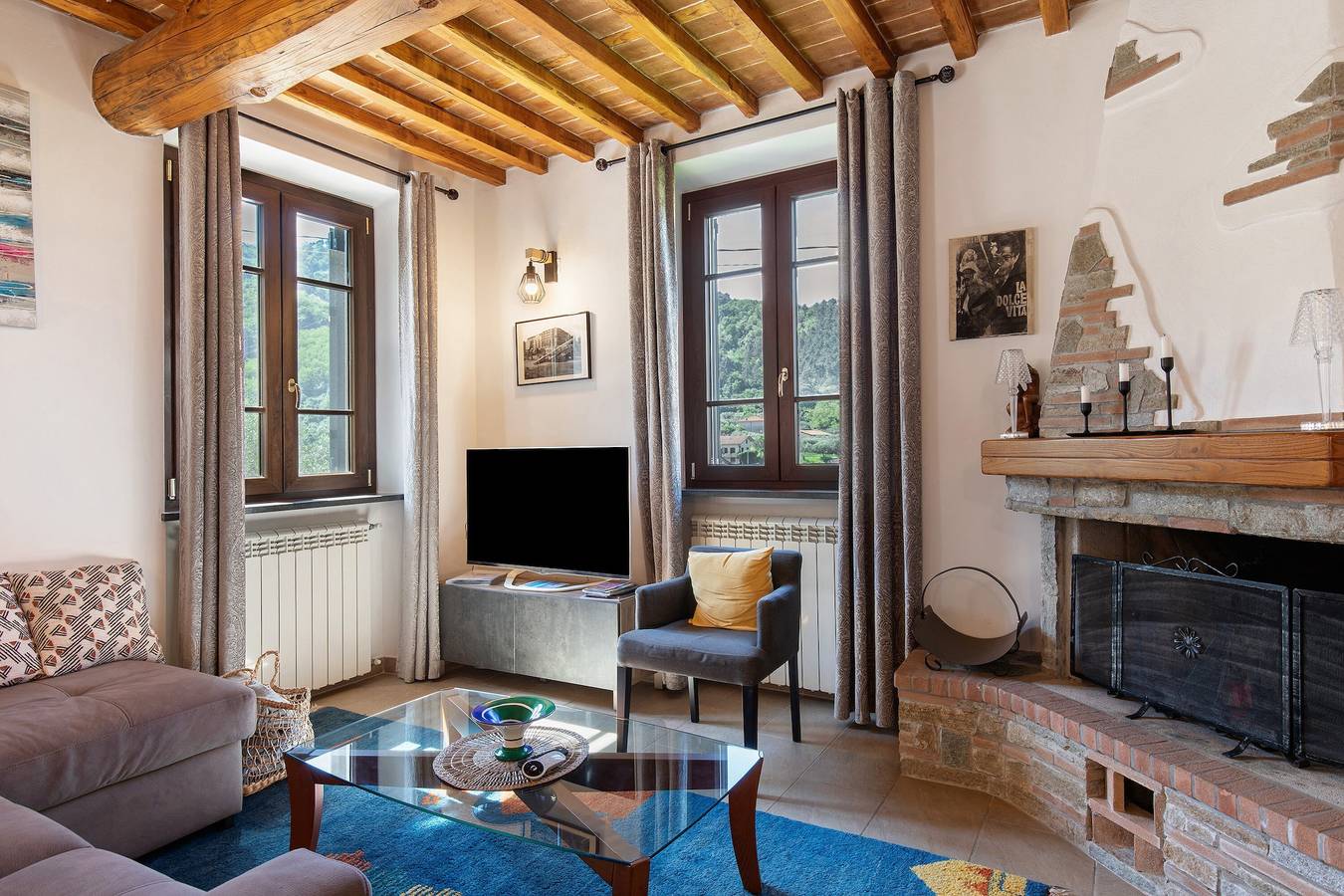 Ferienhaus 'La Dolce Vita' mit Seeblick, Wlan und Klimaanlage in Massarosa, Italienische Riviera