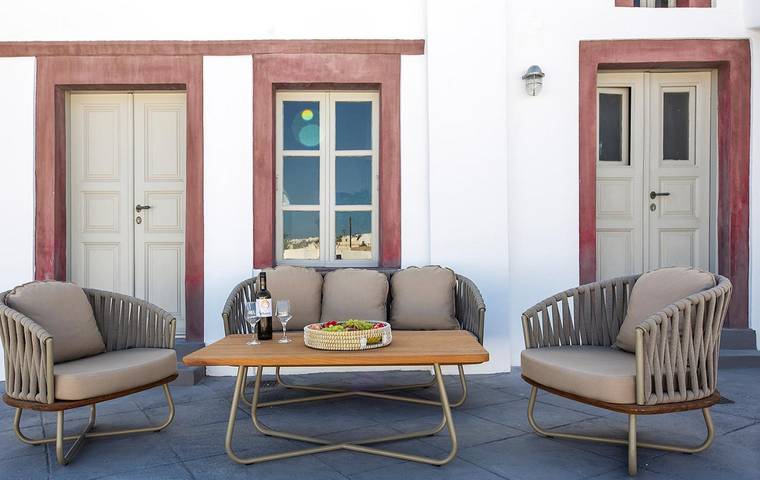 Location de vacances pour 4 personnes, avec terrasse et jardin à Megalochori - 4