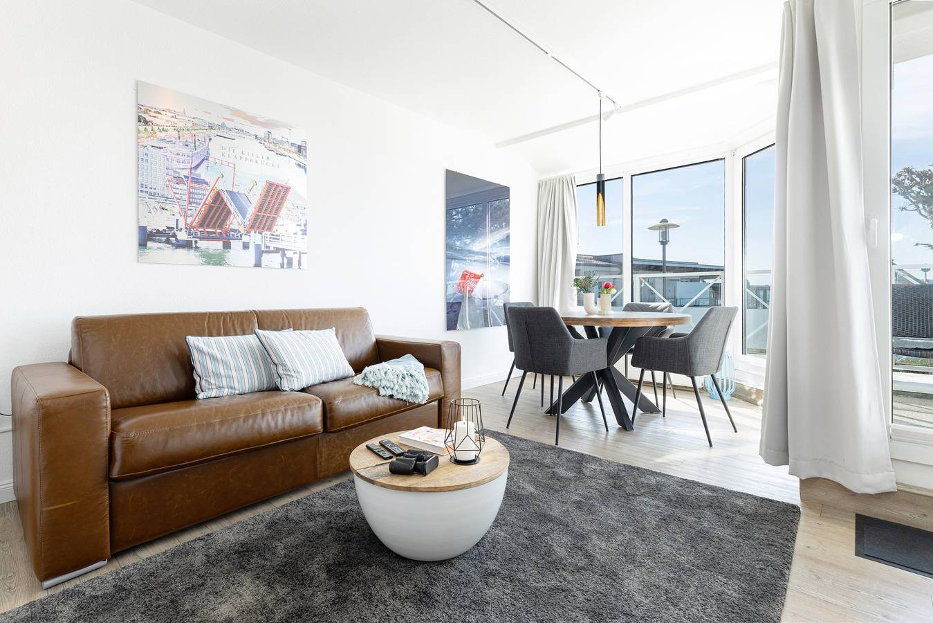 Ganze Ferienwohnung, Haus Panorama Laboe Beachview in Kieler Förde, Laboe