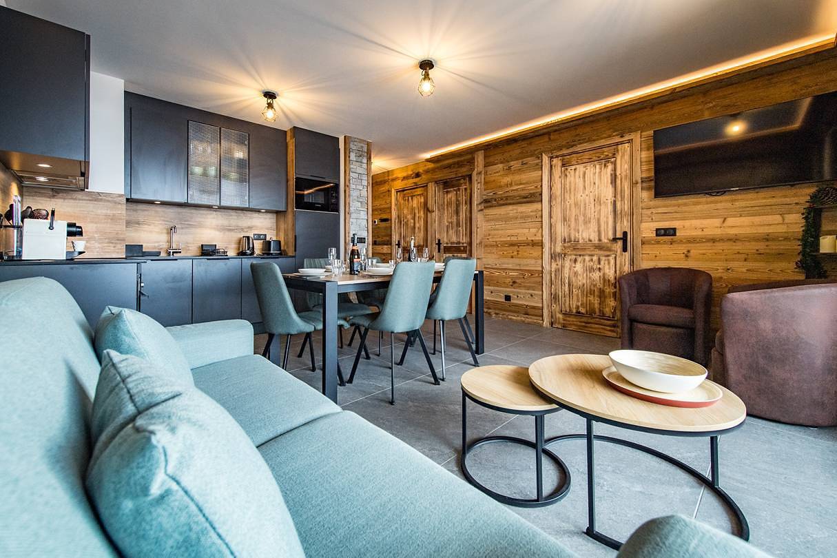 Ganze Ferienwohnung, Apartment for 6/8 people on the slopes with jacuzzi in La Toussuire, Fontcouverte-la-Toussuire