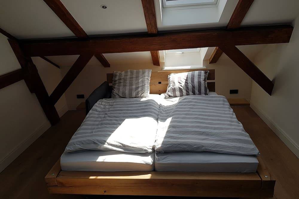 Ganze Wohnung, Penthouse am alten Zeughaus - Kamin, Wlan, Badewanne, Dusche, Balkon in Flensburg, Flensburger Förde