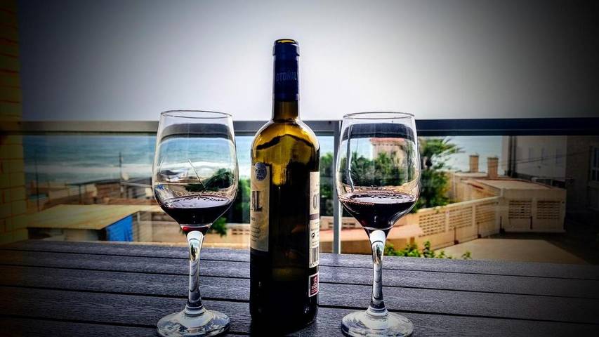 Gîte pour 4 personnes, avec vue ainsi que piscine et jardin à Piles - 3