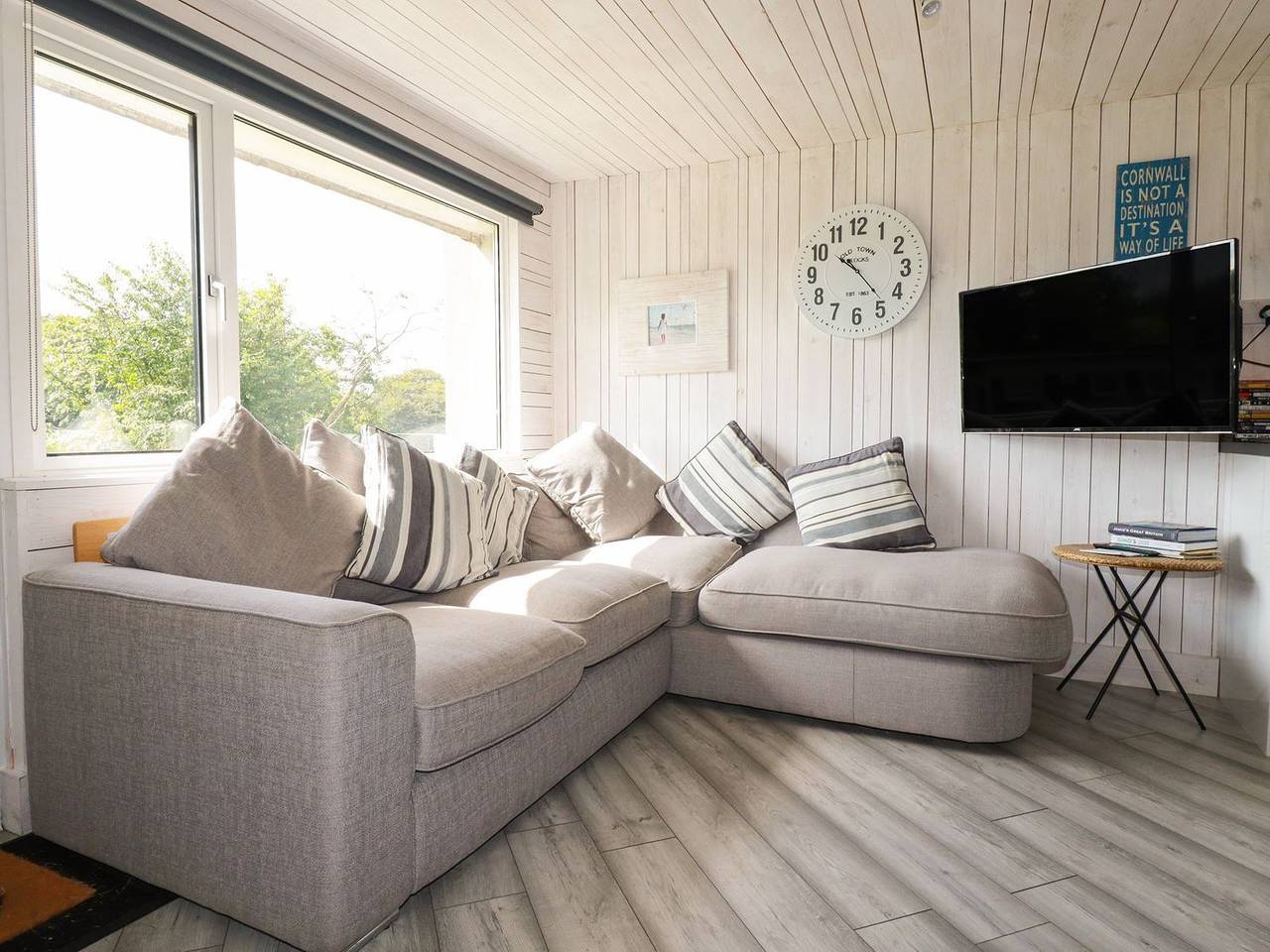 Lodge voor 4 personen met tuin in Cornwall
