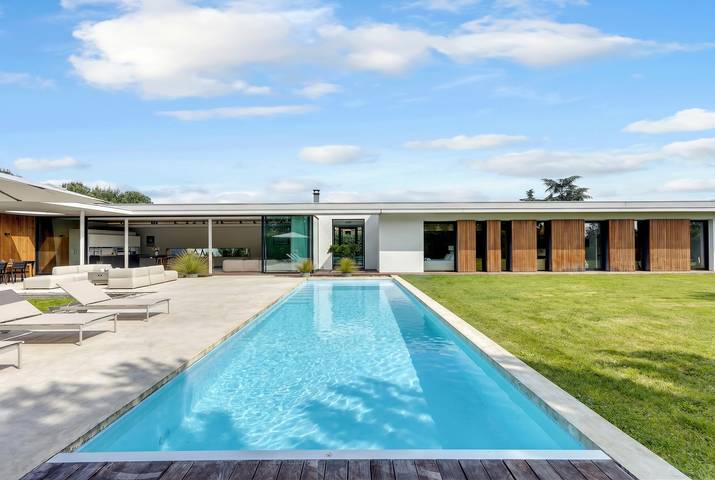 Maison de vacances pour 9 personnes, avec terrasse ainsi que piscine et jardin à Pibrac