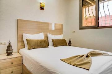 Gîte pour 8 personnes, avec terrasse et vue dans Aftas Imsouane