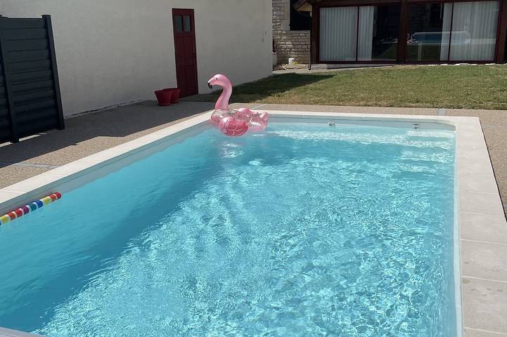 Location de vacances pour 12 personnes, avec Jardin à Saint-Aubin