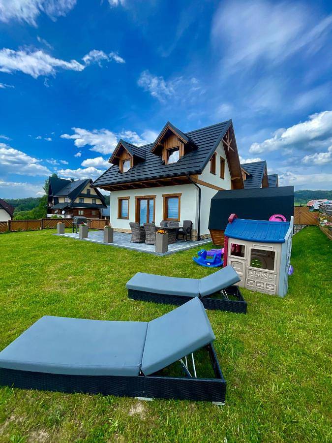 Domek letniskowy dla 8 osób, z ogród i widok, zwierzęta dozwolone w Jezioro Czorsztyńskie