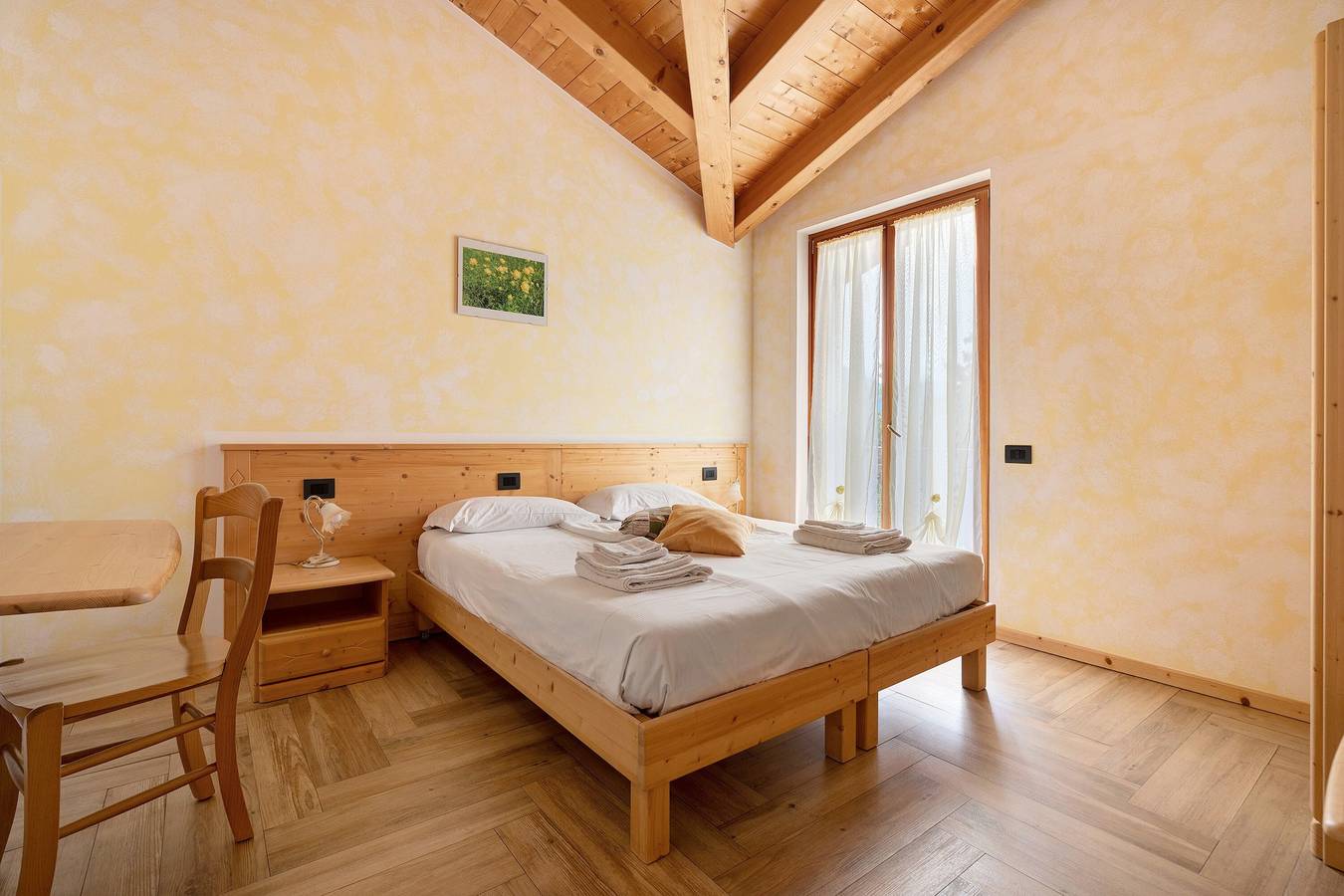 Zimmer 'Agritur Dalcastagnè Ranuncolo' mit Bergblick, Gemeinschaftsterrasse und Wlan in Torcegno, Valsugana