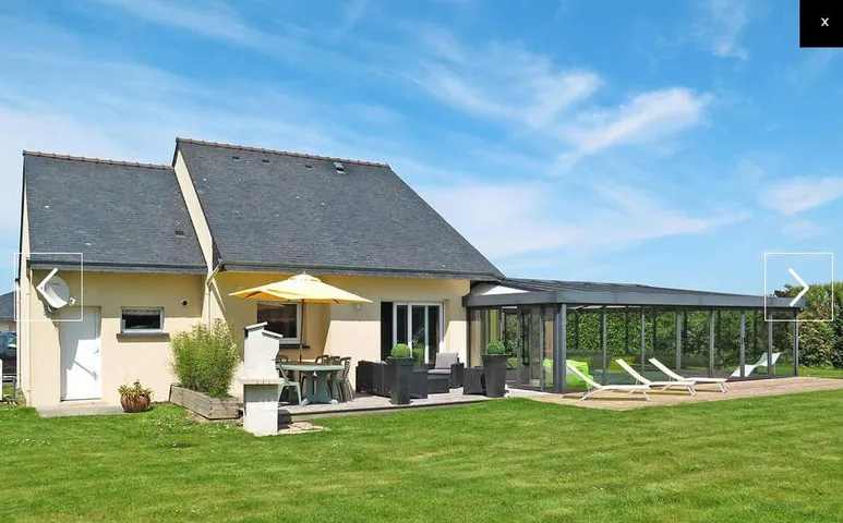 Appartement de vacances pour 6 personnes, avec jardin ainsi que piscine et vue, animaux acceptés - 1
