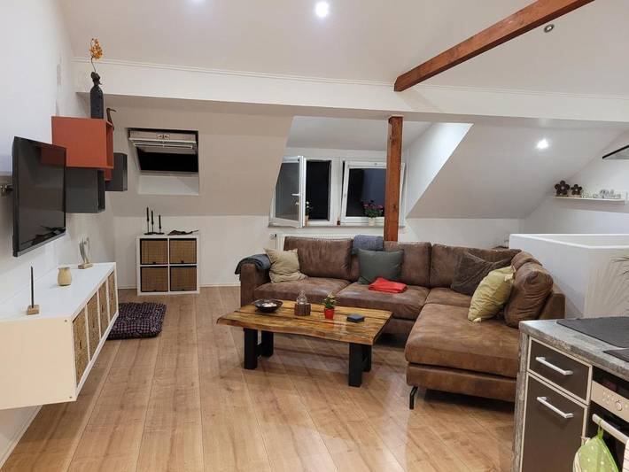 Ferienwohnung für 4 Personen, mit Terrasse und Ausblick in Rees