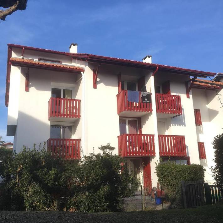Gîte pour 2 personnes, avec Balcon ainsi que Terrasse et Vue dans Plage d'Erretegia - 2