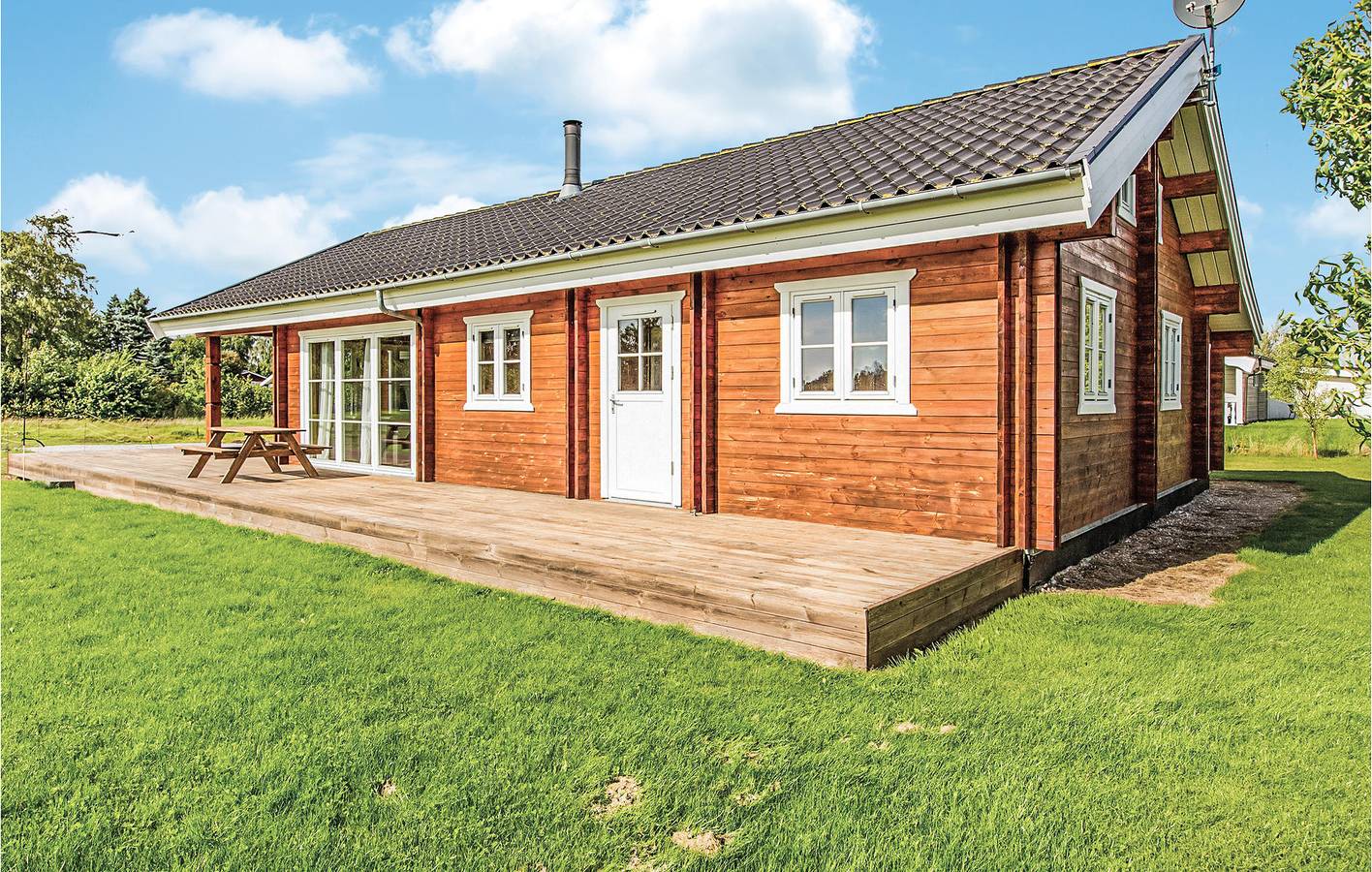 Maison de vacances pour 6 personnes avec jacuzzi in Havnsø, Région de Kalundborg