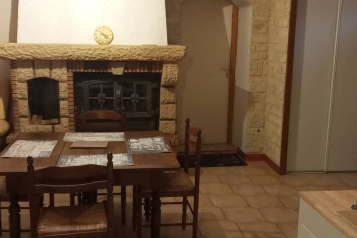 Single-story detached house at the foot of a mountain pass, with a bike garage and a small terrace in Plateau d'Hauteville, Belley