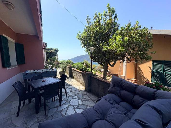 Ferienhaus für 4 Personen, mit Balkon und Terrasse sowie Ausblick