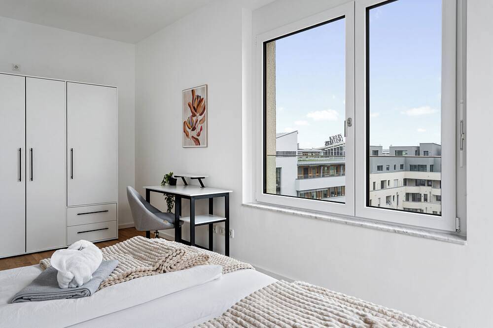 Ganze Wohnung, Luxurs 4-Zimmer-Wohnung Artdecó I Terrasse I Familie I Parkplatz I Home Office in Böblingen, Stuttgart Region