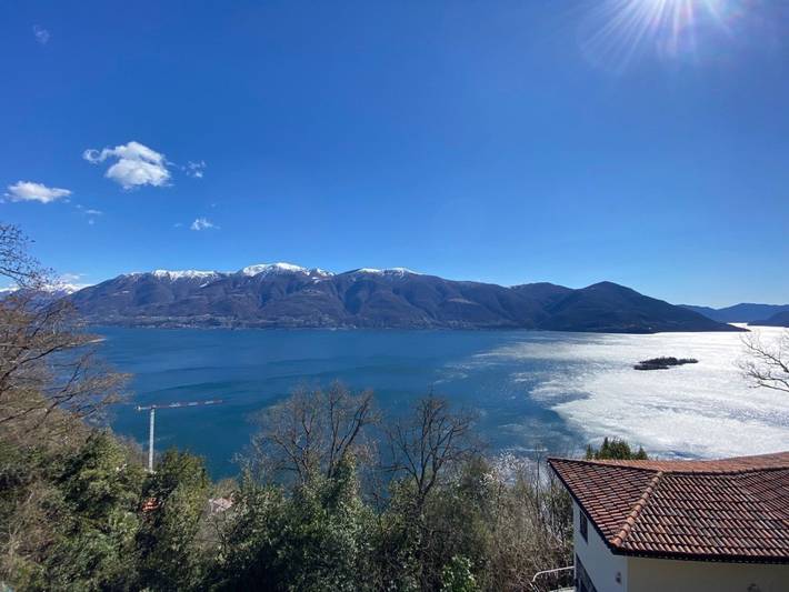 Ferienwohnung für 2 Personen, mit Balkon und Seeblick, mit Haustier in Ronco sopra Ascona