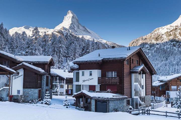Hütte für 6 Personen, mit Ausblick und Balkon in Zermatt