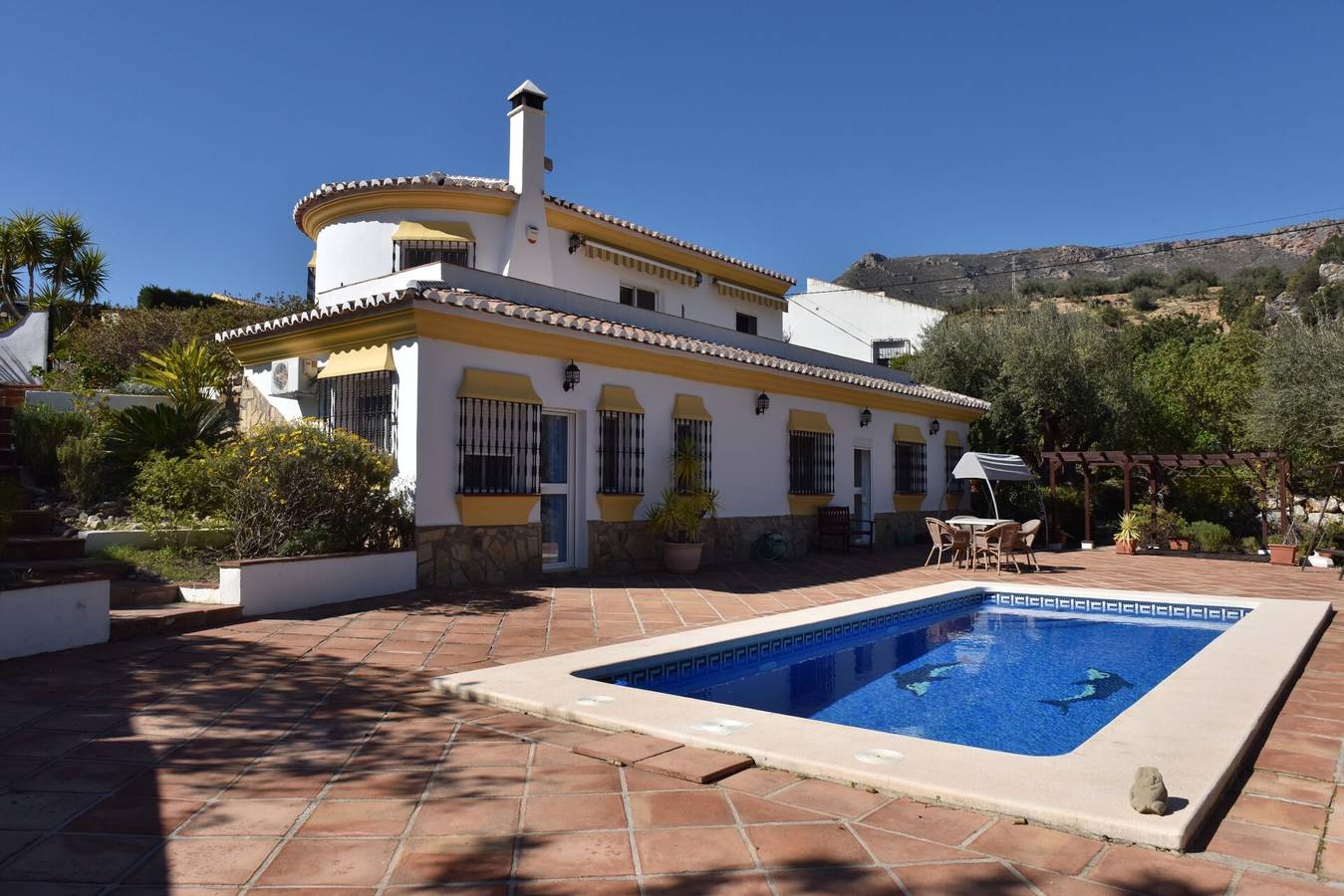 Villa 'Siempre Verde' with Mountain View, Pool & Wi-Fi in Alcaucín, Málaga Province