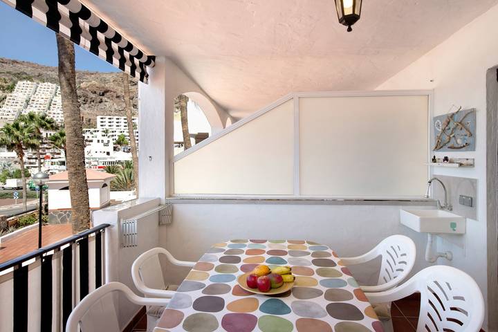Ganze Wohnung, Ferienwohnung "Casa Princesa" mit Meer- und Bergblick, Pool, Balkon und Wlan in Playa del Cura, Mogán