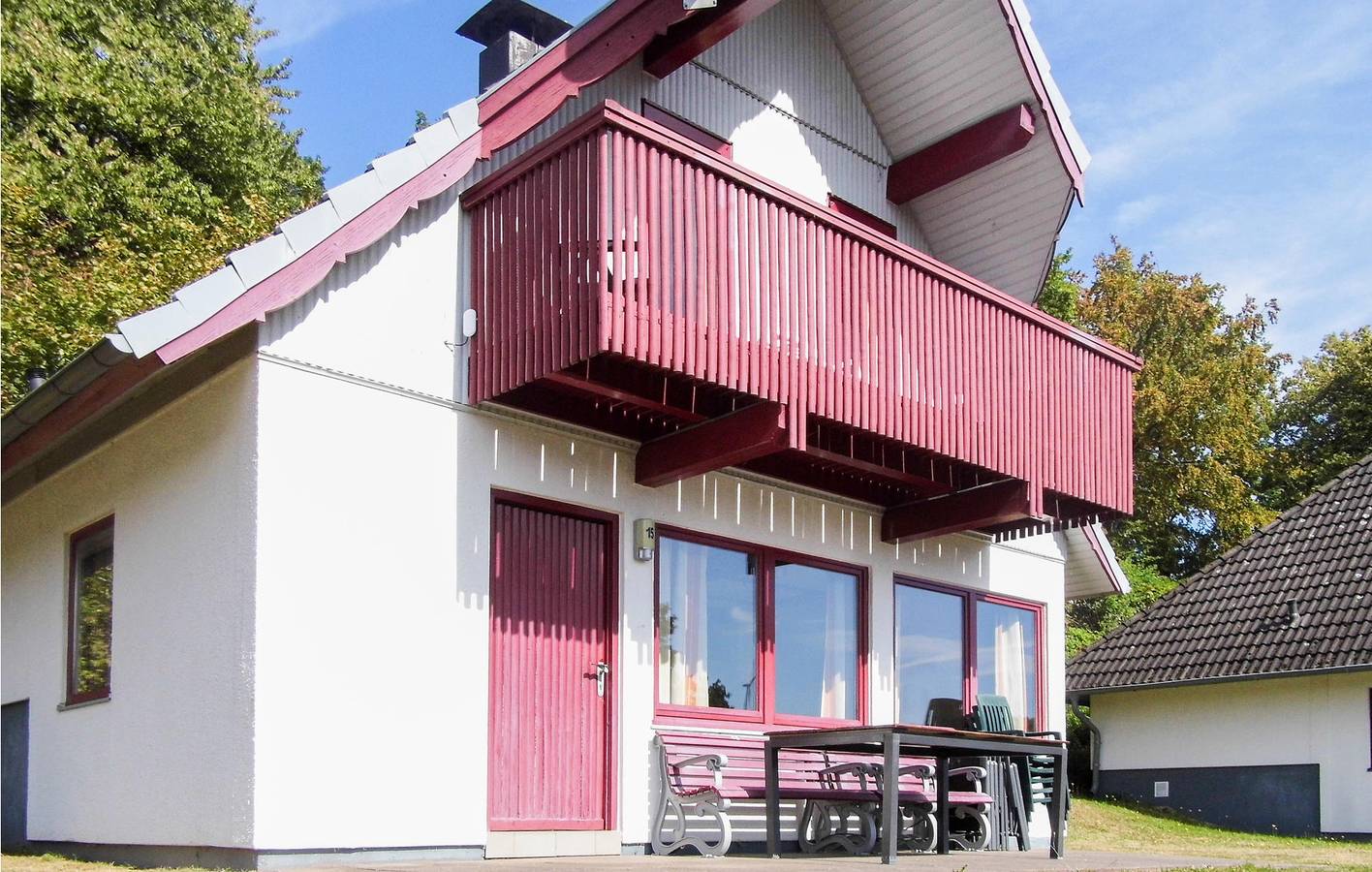 Wohnung mit Seeblick 2,5 km von Ibra in Reimboldshausen, Kirchheim