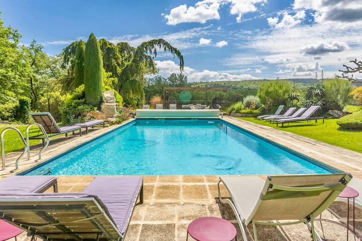 Location de vacances pour 21 personnes, avec sauna ainsi que jardin et terrasse, animaux acceptés à Bonnieux - 2