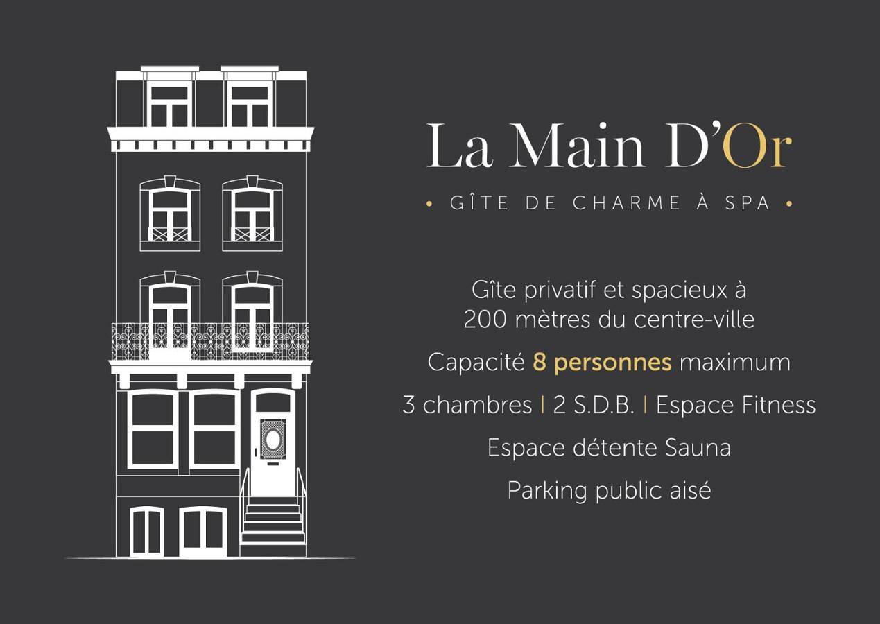 "La Main D'Or " avec espaces Sauna et salle de Sport in Spa, Lüttich und Umgebung