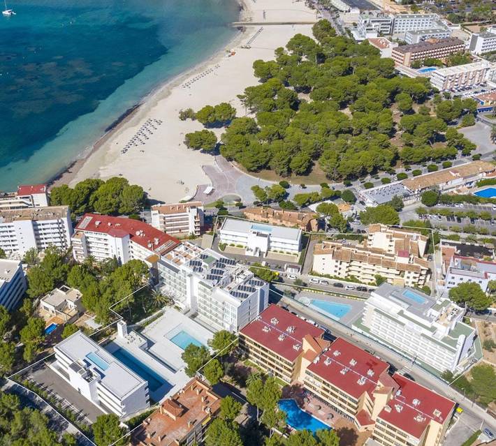 Hotel für 2 Personen, mit Balkon und Whirlpool sowie Terrasse und Garten in Santa Ponsa
