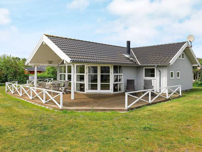 Ferieudlejning for 8 personer, med Jacuzzi og Sauna i Gjeller Odde