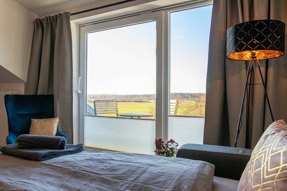 Ganze Wohnung, Panoramablick 2 - Landhaus Wiesenblick in Zarrendorf, Stralsund Umland
