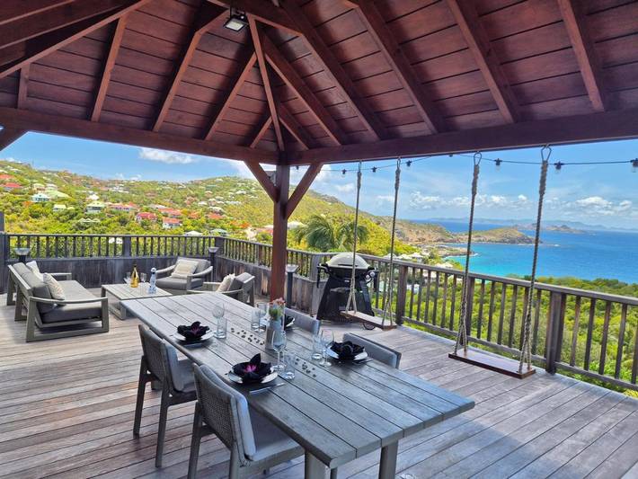 Villa pour 4 personnes, avec jacuzzi et terrasse dans Saint-Barthélemy
