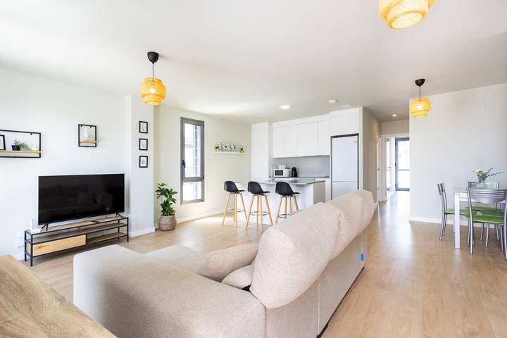Apartamento de vacaciones para 5 personas, con piscina y terraza - 1