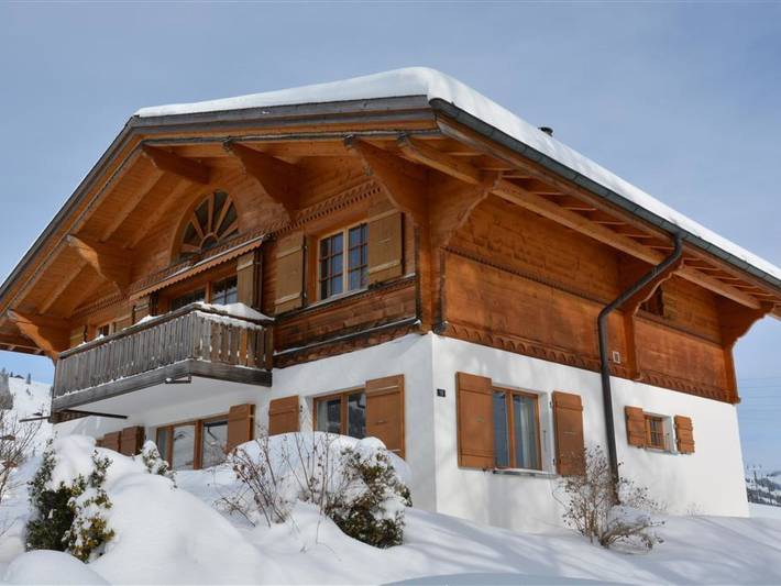 Chalet pour 4 personnes, avec balcon à Saanen - 3