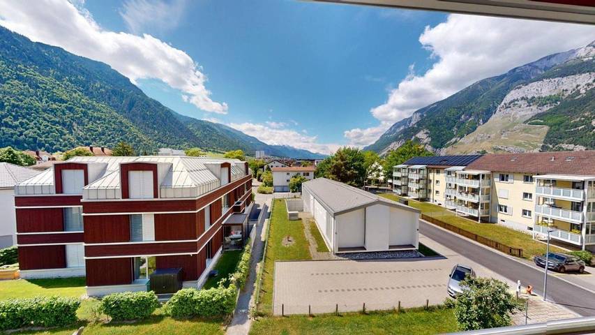 Gîte pour 7 personnes, avec Balcon ainsi que Terrasse et Vue à Coire - 3