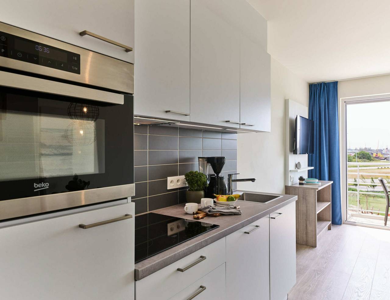 Ganze Wohnung, Gemütliches 5-Personen-Apartment mit Klimaanlage und Balkon an der belgischen Küste in Brügge, Belgische Küste