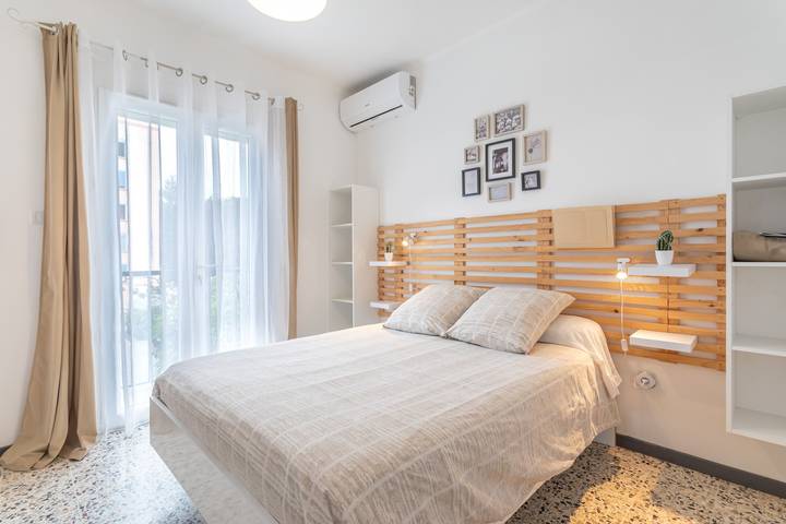 Chambre pour 4 personnes, avec Balcon et Jardin
