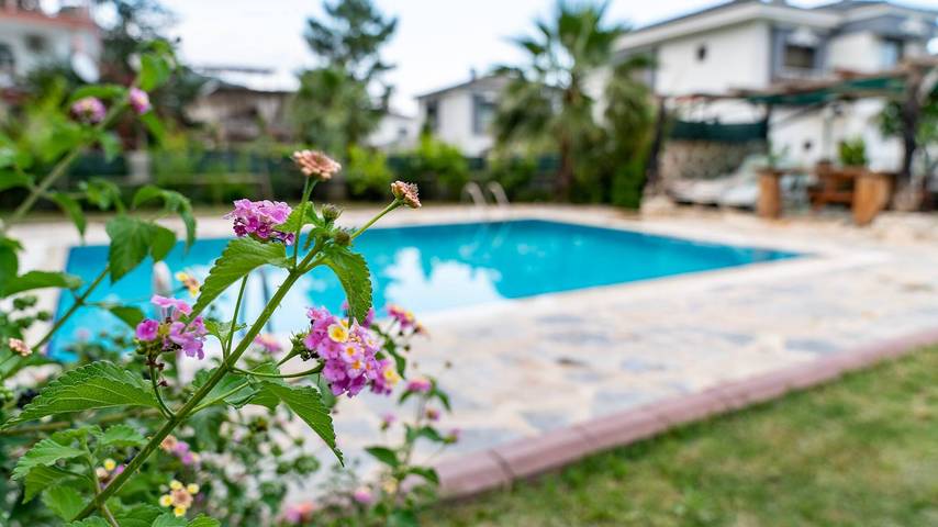 Steinvilla mit 6 Zimmern und privatem Pool - Meer- und Bergblick in Göynük, Kemer