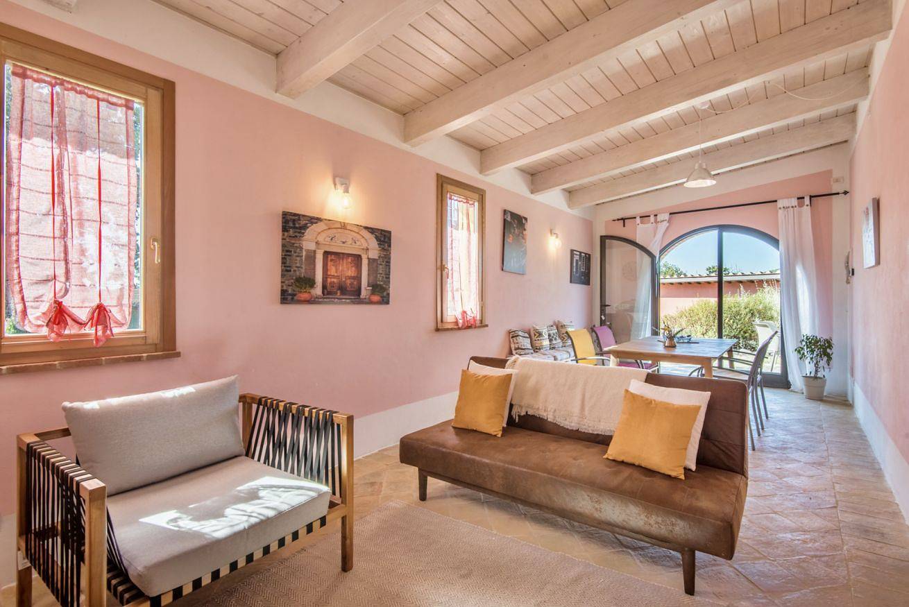 Hel leilighet, Cignella Chalet Cigno in Trequanda, Provinsen Siena