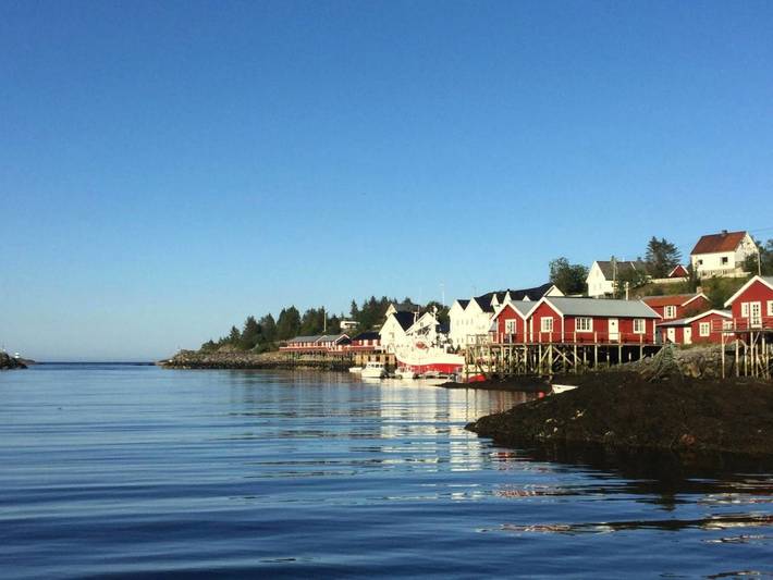 Ferienhaus für 6 Personen, mit Terrasse und Ausblick auf den Lofoten