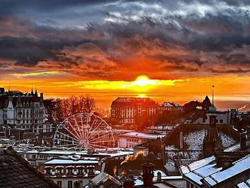 Gîte pour 2 personnes, avec vue à Lausanne