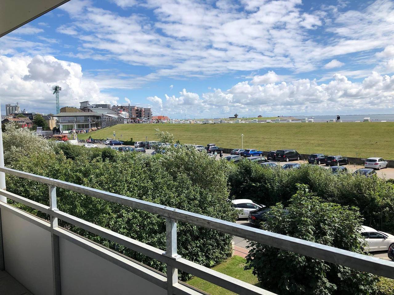 Ganze Wohnung, Ferienwohnung "Seeblick 203" Mehrblick direkt am Deich, im, Zentrum mit Balkon in Hafen Büsum, Büsum