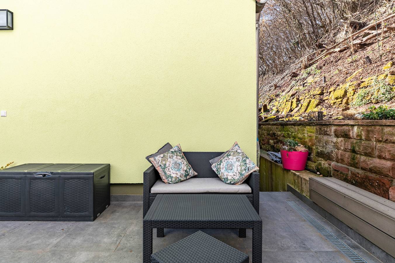 Vakantiehuis 'Pfalzliebe' met privéterras en wifi in Rinnthal, Landkreis Südliche Weinstraße