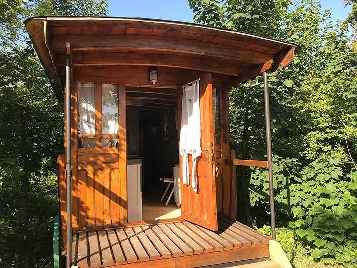 Mobil home pour 2 personnes, avec jacuzzi à Port-le-Grand