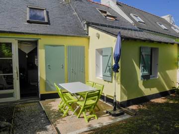 Gîte pour 4 personnes, avec jardin à Locmaria