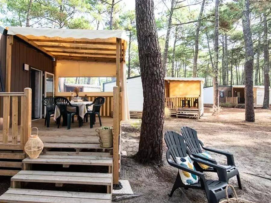 Camping Club Médoc Plage 4* - Ms Vacances - Mobilhome 6 personas - Cottage 4 Habitaciones 6 Personas Aire Acondicionado + Tv in Vendays-Montalivet, Lesparre-Médoc region